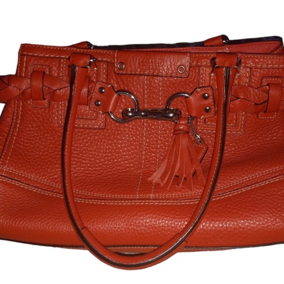 Authentic Coach bag cowhide leather!